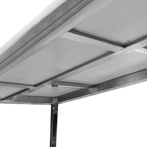 Profesjonalny Stół Gastronomiczny Masarski Nierdzewny z Półką 100x70x85 | MTP001866