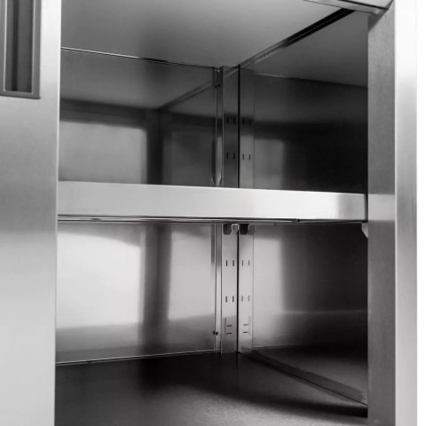 Profesjonalny Stół Gastronomiczny Nierdzewny z Szafką 150x60x85 | MTP003215