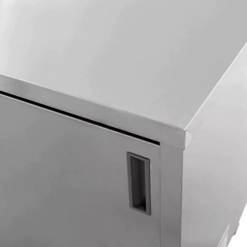 Profesjonalny Stół Gastronomiczny Nierdzewny z Szafką 180x60x85cm | MTP003213