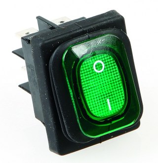 Przełącznik Kołyskowy do Urządzeń Gastronomicznych 30x22mm 250V 20a 2no 0-I | HENDI 205426