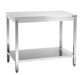 Stół Centralny z Półką Nierdzewny 1000x700x850mm | BARTSCHER 307107