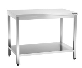 Stół Centralny z Półką Nierdzewny 1100x600x850mm | BARTSCHER 307116