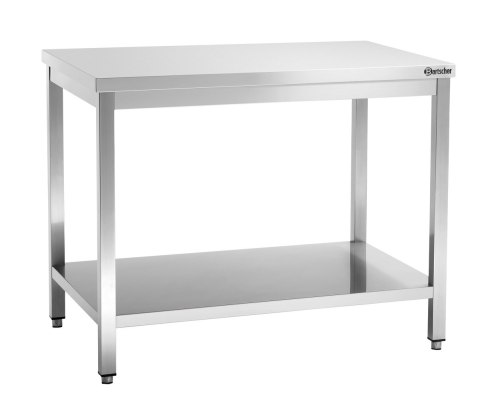 Stół Centralny z Półką Nierdzewny 1100x700x850mm | BARTSCHER 307117