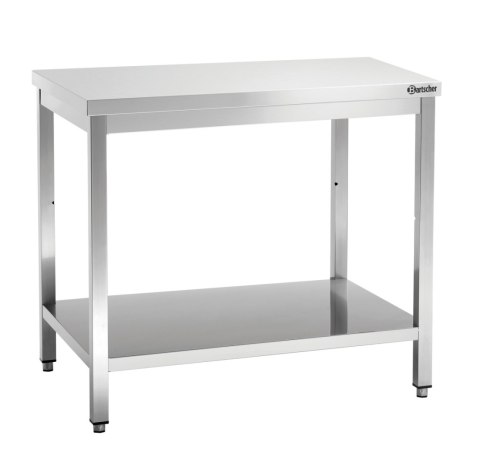 Stół Centralny z Półką Nierdzewny 1200x700x850mm | BARTSCHER 311127