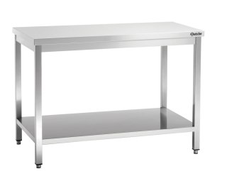 Stół Centralny z Półką Nierdzewny 1400x700x850mm | BARTSCHER 307147
