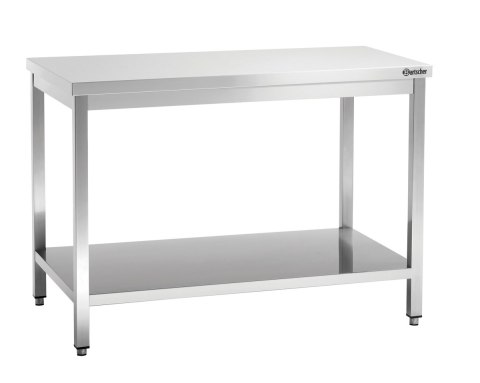 Stół Centralny z Półką Nierdzewny 1400x700x850mm | BARTSCHER 307147