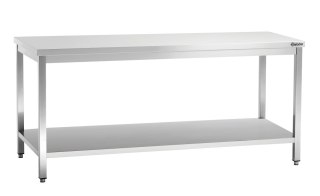 Stół Centralny z Półką Nierdzewny 1800x600x850mm | BARTSCHER 307186