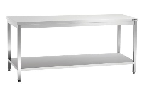 Stół Centralny z Półką Nierdzewny 1800x600x850mm | BARTSCHER 307186