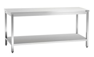 Stół Centralny z Półką Nierdzewny 1800x700x850mm | BARTSCHER 307187