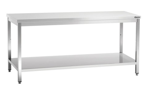 Stół Centralny z Półką Nierdzewny 1800x700x850mm | BARTSCHER 311187