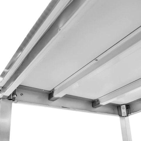 Stół Gastronomiczny Centralny z 2 Półkami 1500x600x850mm | MTP001767