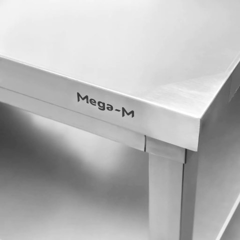 Stół Gastronomiczny Centralny z 2 Półkami 1500x700x850mm | MTP001771