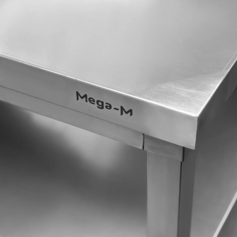 Stół Gastronomiczny Centralny z 2 Półkami 1500x700x850mm | MTP001771