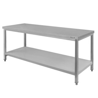 Stół Gastronomiczny Centralny z Półką 1800x700x850mm | MTP005096