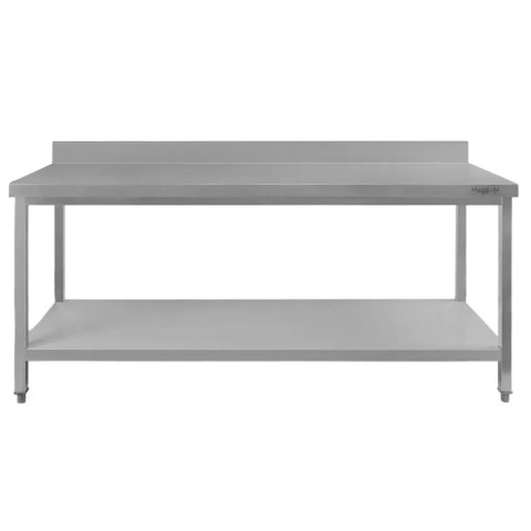 Stół Gastronomiczny Przyścienny z Półką 1800x600x850mm | MTP005090