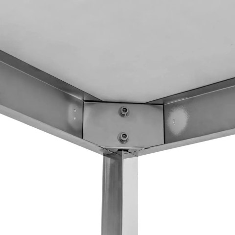 Stół Gastronomiczny Przyścienny z Półką 1800x600x850mm | MTP005090