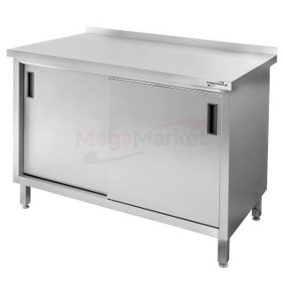 Stół Gastronomiczny Przyścienny z Szafką 1000x600x850mm | MTP005809