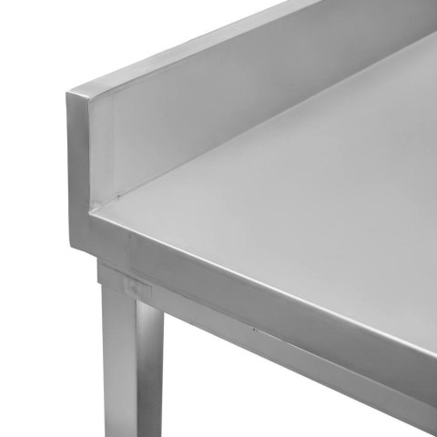 Stół Gastronomiczny Przyścienny z 2 Półkami 1200x600x850mm | MTP001762