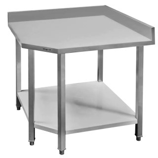 Stół Gastronomiczny Roboczy Narożny z Półką 90x70x85cm Stal Nierdzewna | MTP001687