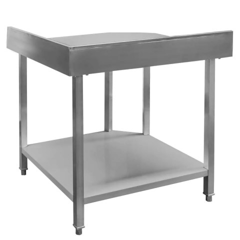 Stół Gastronomiczny Roboczy Narożny z Półką 90x70x85cm Stal Nierdzewna | MTP001687