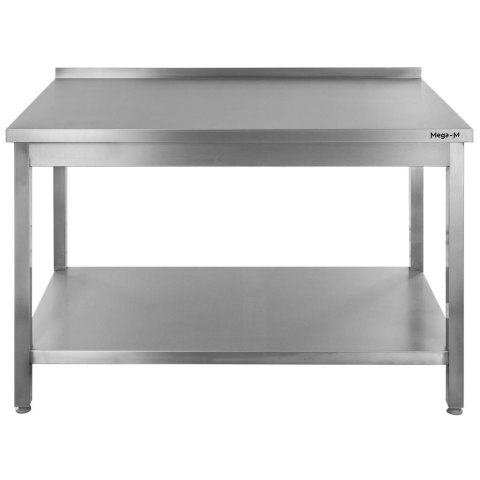 Stół Gastronomiczny Roboczy Spawany z Półką 1200x700x850mm | MTP003797
