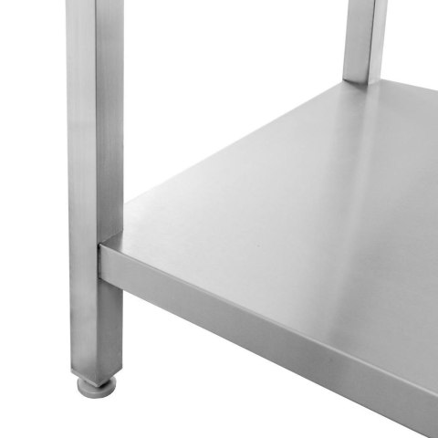 Stół Gastronomiczny Roboczy Spawany z Półką 1200x700x850mm | MTP003797