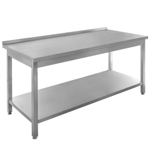 Stół Gastronomiczny Roboczy Spawany z Półką 1500x700x850mm | MTP003209