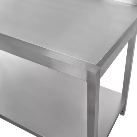 Stół Gastronomiczny Roboczy Spawany z Półką 180x60x85cm Stal Nierdzewna | MTP003210