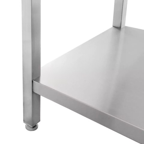 Stół Gastronomiczny Roboczy Spawany z Półką 180x60x85cm Stal Nierdzewna | MTP003210