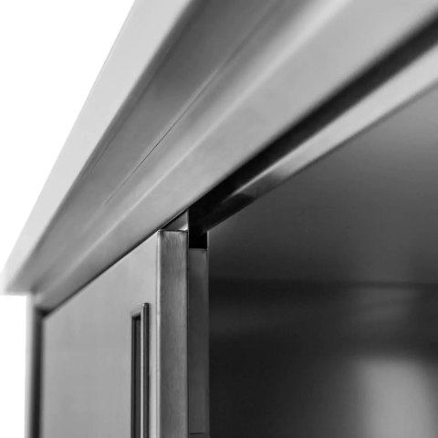 Stół Gastronomiczny Spawany Nierdzewny z Szafką 1500x700x850mm | MTP003212
