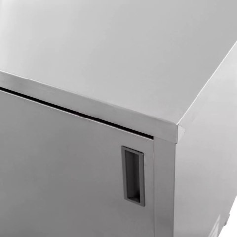 Stół Gastronomiczny Spawany Nierdzewny z Szafką 1500x700x850mm | MTP003212