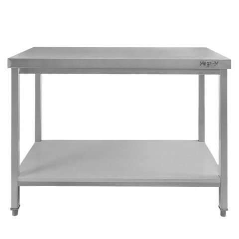 Stół Gastronomiczny ze Stali Nierdzewnej Centralny z Półką 100x70x85 cm | MTP005131