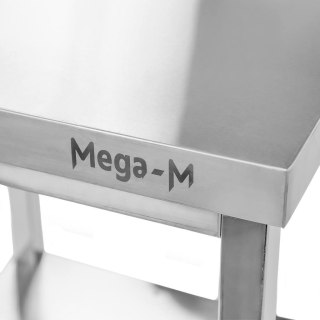 Stół Gastronomiczny ze Stali Nierdzewnej Przyścienny z Półką 80x60x85 cm | MTP005093