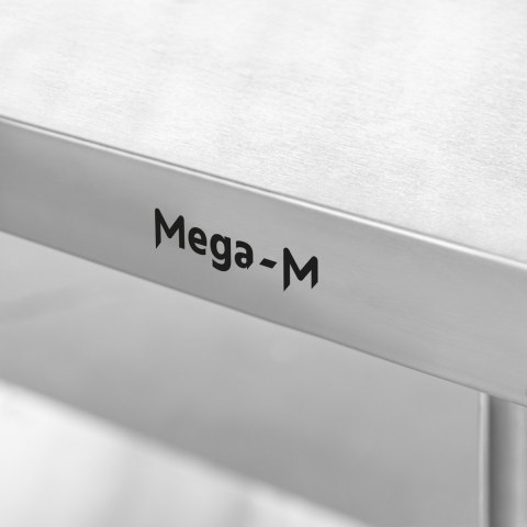 Stół Gastronomiczny ze Stali Nierdzewnej Przyścienny z Półką Standard 120x60x85 cm | MTP004384