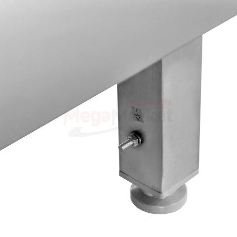 Stół Gastronomiczny ze Stali Nierdzewnej Przyścienny z Szafką 100x70x85 cm | MTP005810