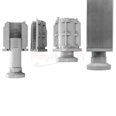 Stół Gastronomiczny ze Stali Nierdzewnej Przyścienny z Szafką 100x70x85 cm | MTP005810