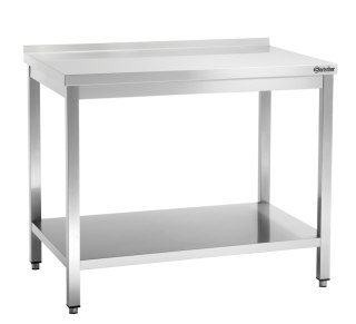Stół Przyścienny z Półką Nierdzewny 1000x700x850mm | BARTSCHER 308107