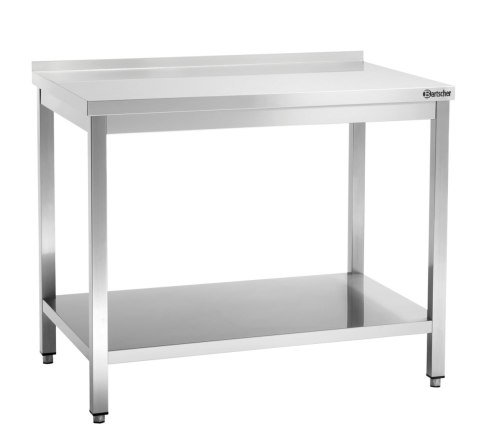Stół Przyścienny z Półką Nierdzewny 1000x700x850mm | BARTSCHER 308107