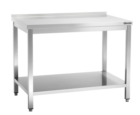 Stół Przyścienny z Półką Nierdzewny 1100x600x850mm | BARTSCHER 308116