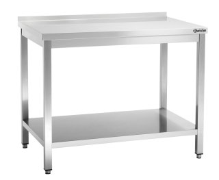 Stół Przyścienny z Półką Nierdzewny 1100x700x850mm | BARTSCHER 308117