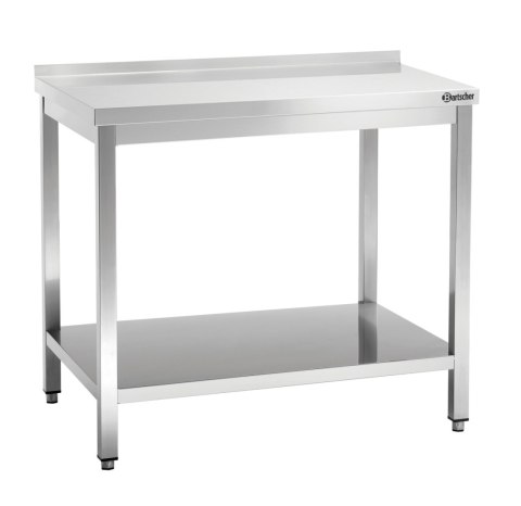 Stół Przyścienny z Połką Nierdzewny 1200x700x850mm | BARTSCHER 308127