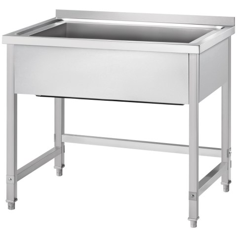 Stół z Basenem 1-Komorowym 800x700x850 400 mm | GREDIL 671687