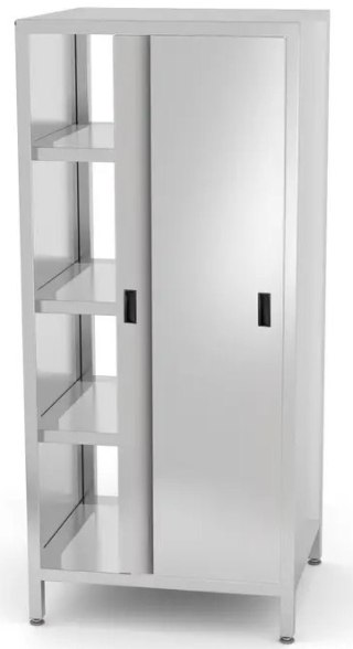 Szafa Przelotowa Nierdzewna ze Stali 80x70x180 Skręcana | HENDI 812402