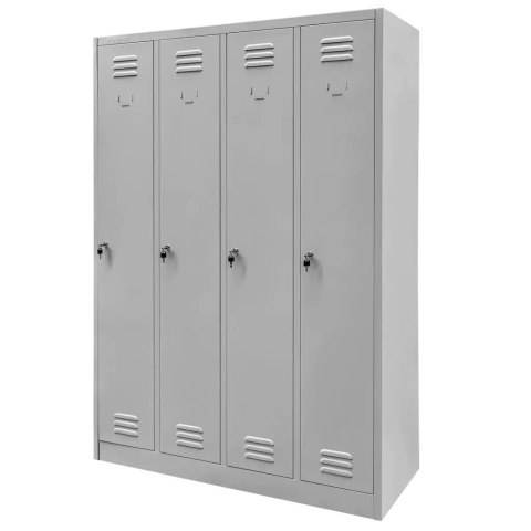 Szafka Bhp Ubraniowa Pracownicza 4-Drzwiowa 1200x500x1800mm | MTP003092