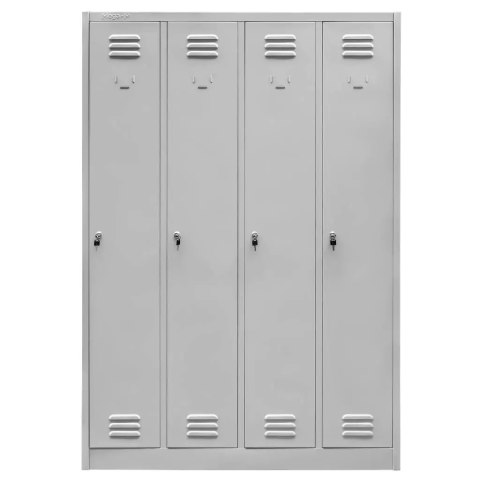 Szafka Bhp Ubraniowa Pracownicza 4-Drzwiowa 1200x500x1800mm | MTP003092