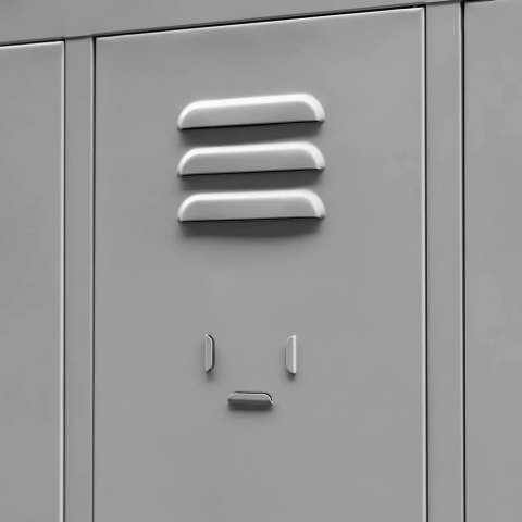 Szafka Bhp Ubraniowa Pracownicza 4-Drzwiowa 1200x500x1800mm | MTP003092