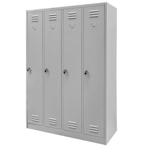 Szafka Bhp Ubraniowa Pracownicza 4-Drzwiowa 1200x500x1800mm | MTP003092