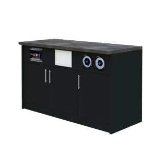 Szafka Pod Ekspres do Kawy Czarna 1540x600x920mm | MPP001025