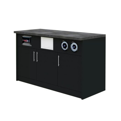 Szafka Pod Ekspres do Kawy Czarna 1540x600x920mm | MPP001025