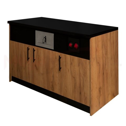 Szafka Pod Ekspres do Kawy Dąb Kraft 1540x600x920 | MPP000175